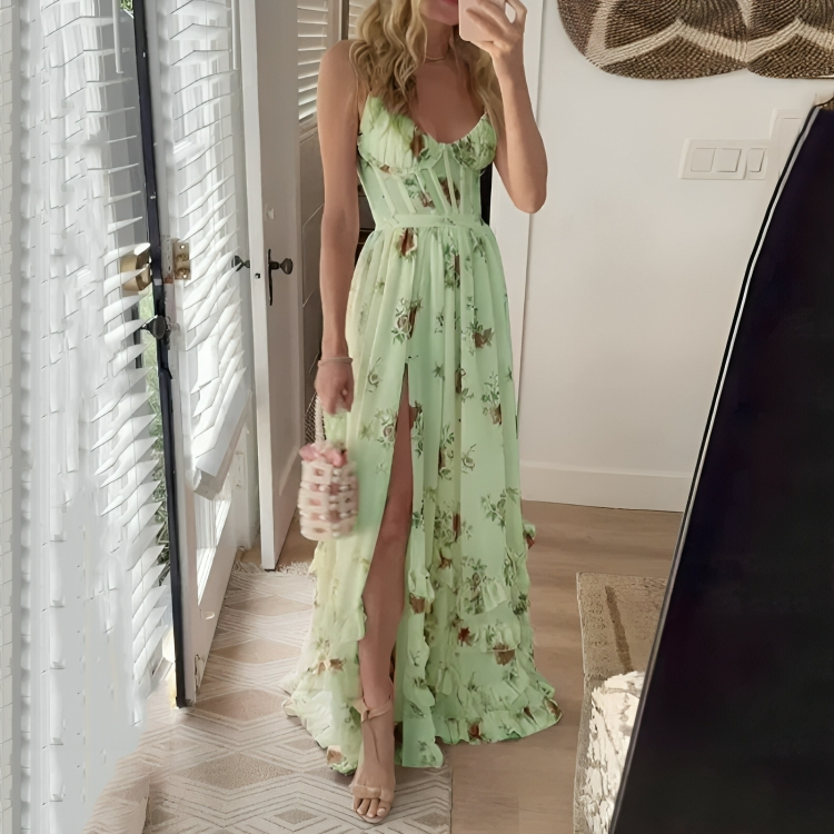 Elegant Snygg Sexig Långklänning