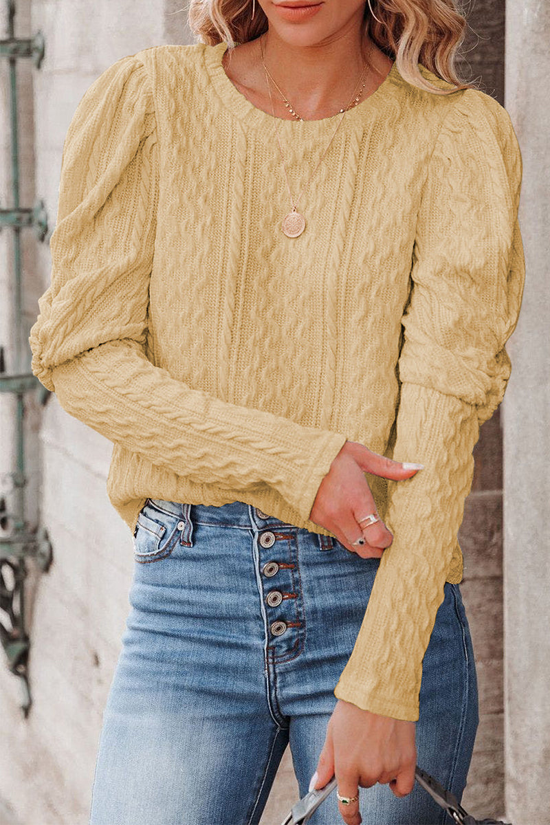 Elegant chic varm vintertröja för kvinnor