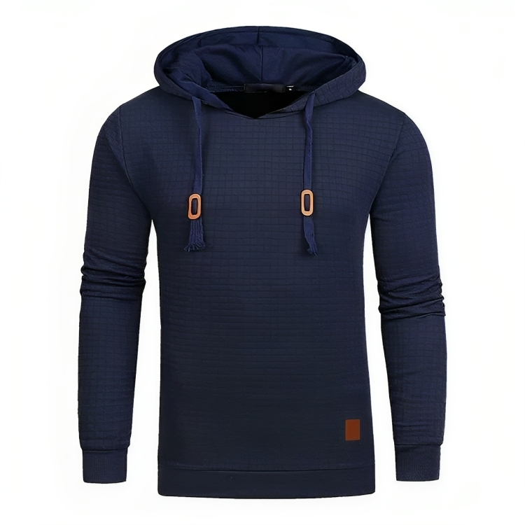 Avslappnad Sweatshirt Med Huva För Män