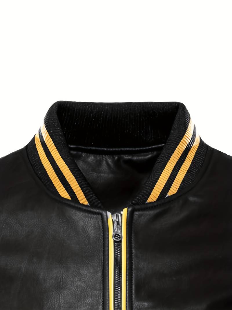 Casual bikerjacka för män