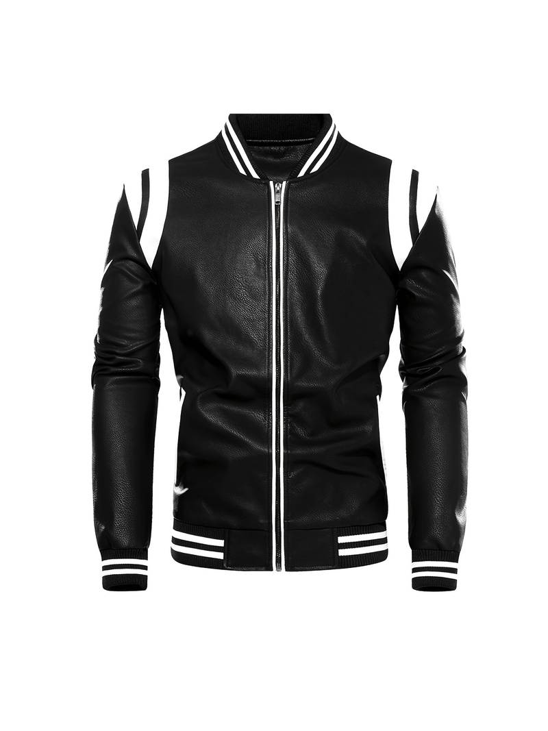 Casual bikerjacka för män