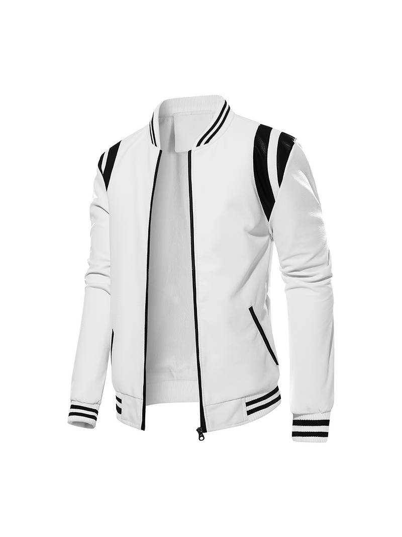 Casual bikerjacka för män