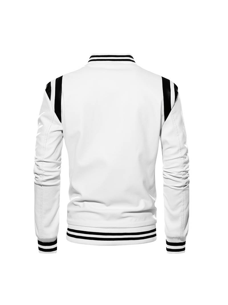 Casual bikerjacka för män