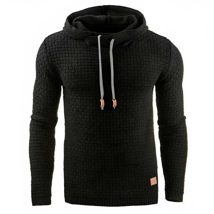 Avslappnad Sweatshirt Med Huva För Män