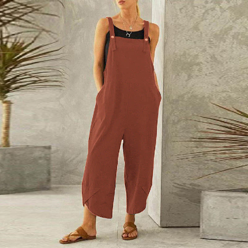 Avslappnad elegant jumpsuit för kvinnor