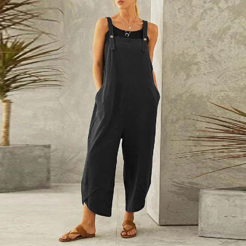 Avslappnad elegant jumpsuit för kvinnor
