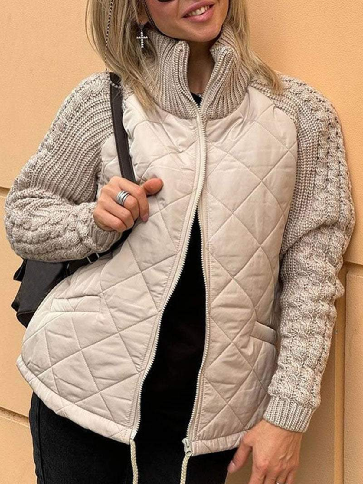 Chic mjuk tjock vinterjacka för kvinnor
