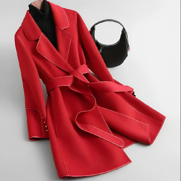 Snygg hösttrenchcoat för kvinnor