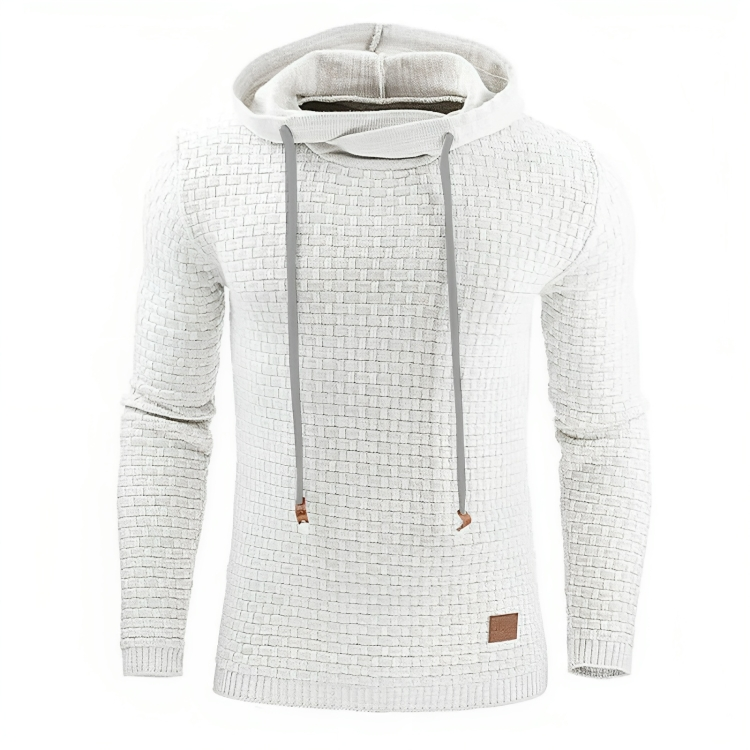 Avslappnad Sweatshirt Med Huva För Män