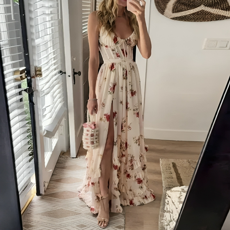 Elegant Snygg Sexig Långklänning