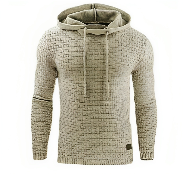 Avslappnad Sweatshirt Med Huva För Män