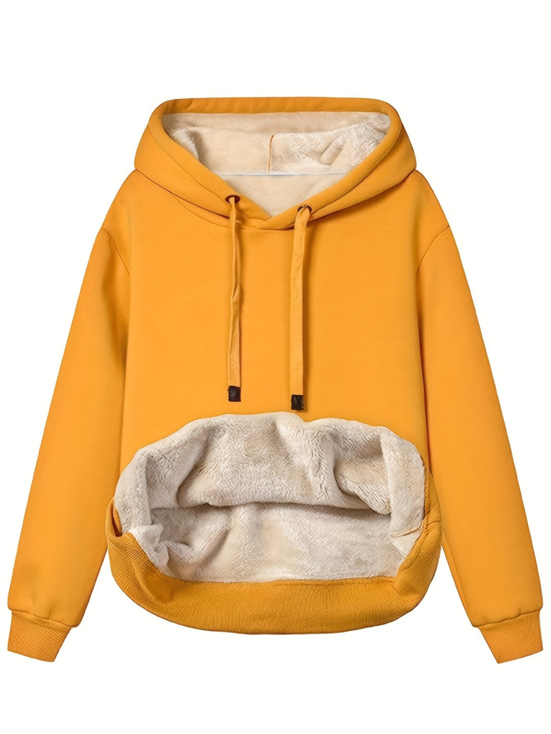 Unisex mysig varm vinterjacka med huva