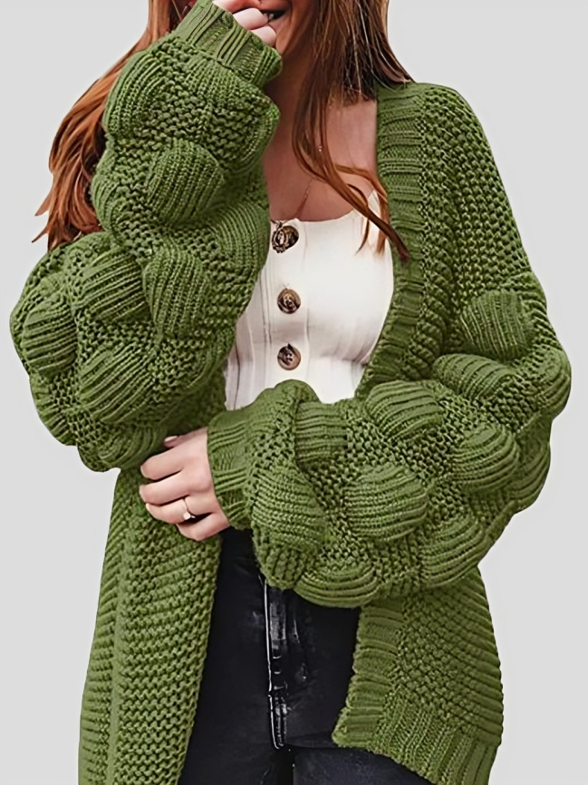 Elegant mångsidig bekväm varm kofta för kvinnor