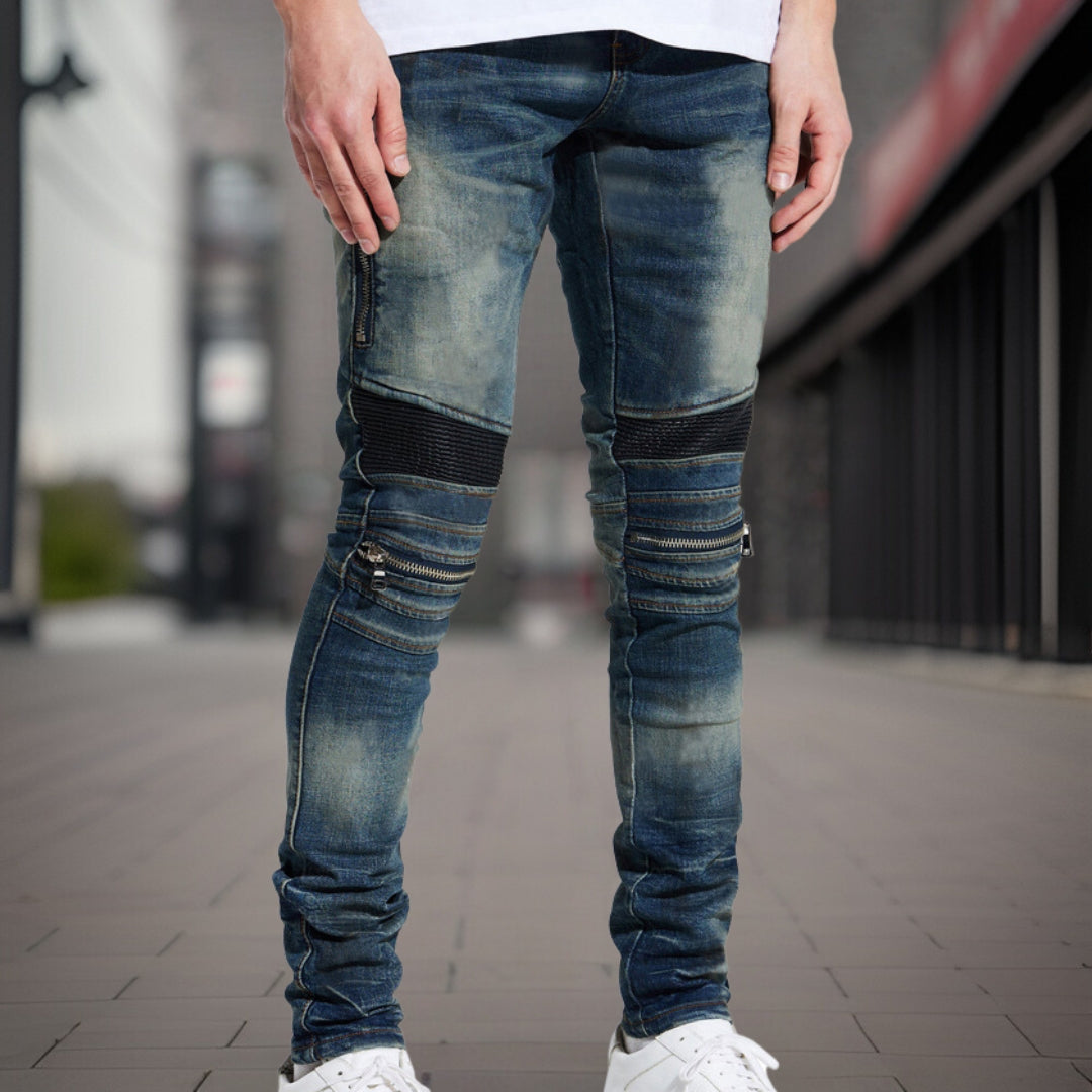 Teodor™ | Premium randiga herrjeans