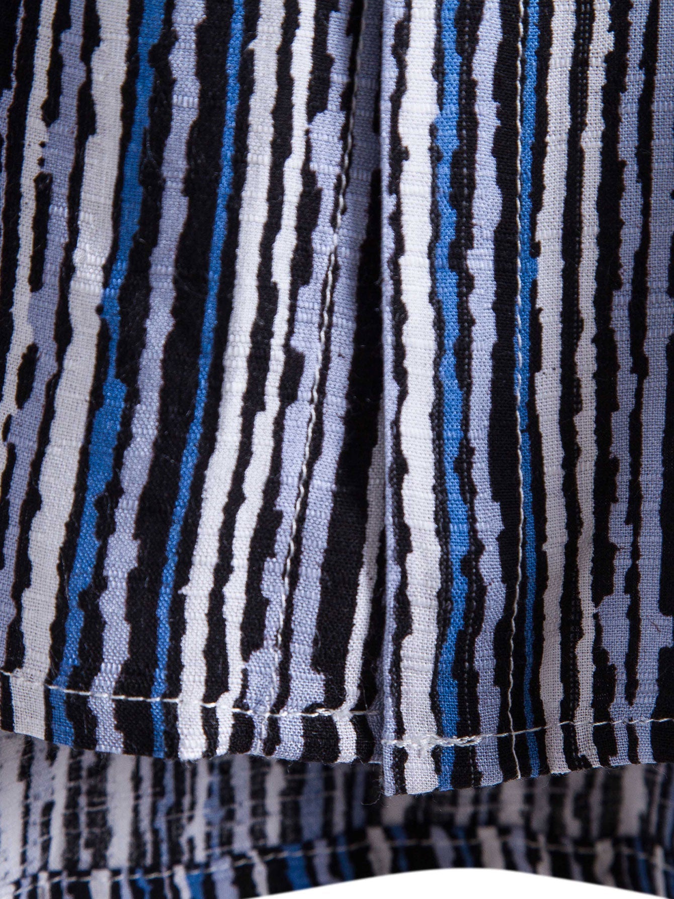 Wavy Print Button Up Shirt