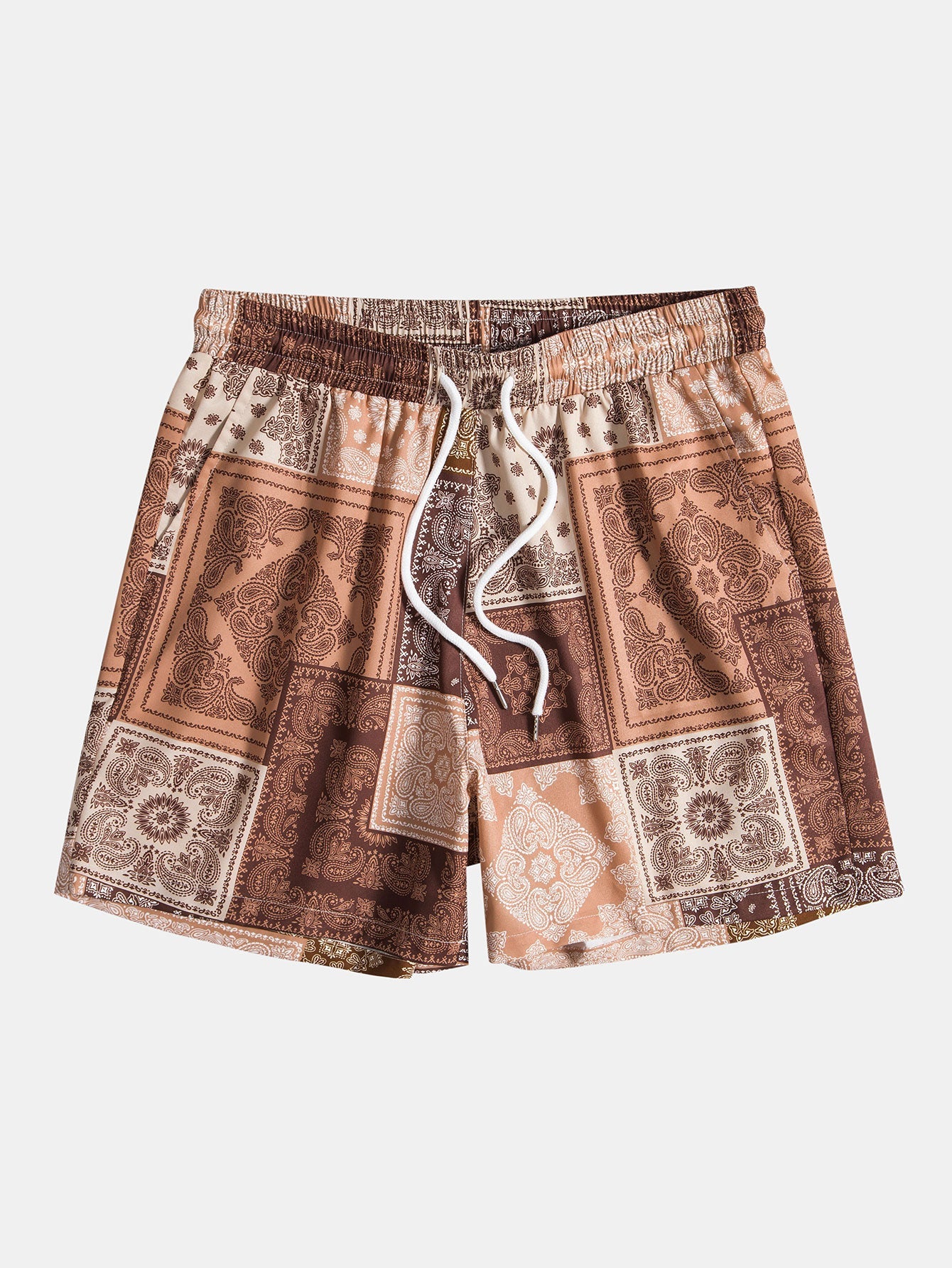 Paisley Patchwork Print Shirt & Shorts