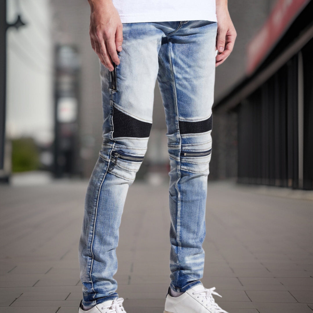 Teodor™ | Premium randiga herrjeans