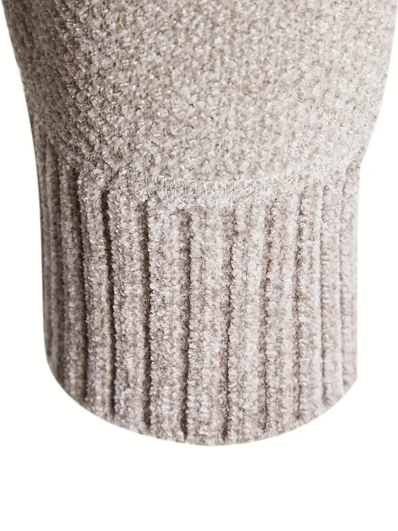 CozyKnit Pro - Fleeceväst med huva för herrar