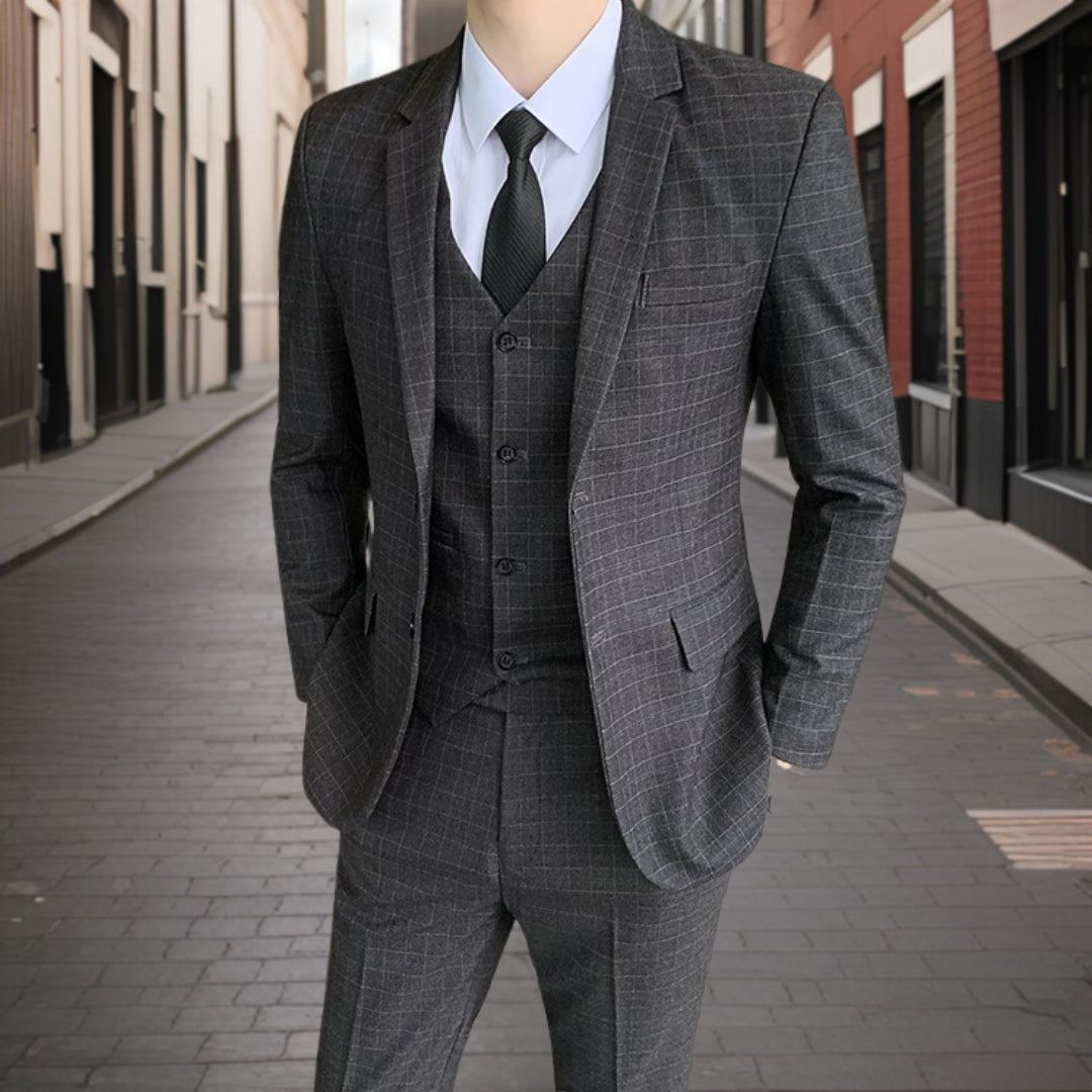 Lennart™ | Högkvalitativ 3-delad elegant kostym