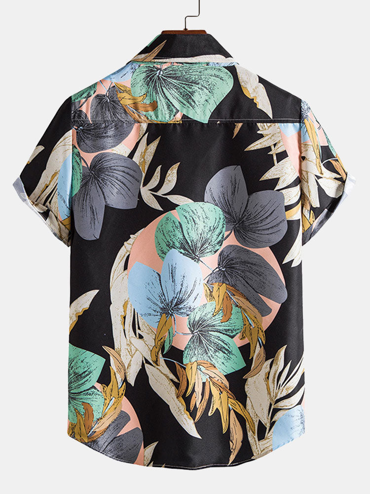 Tropical Print Shirt & Shorts