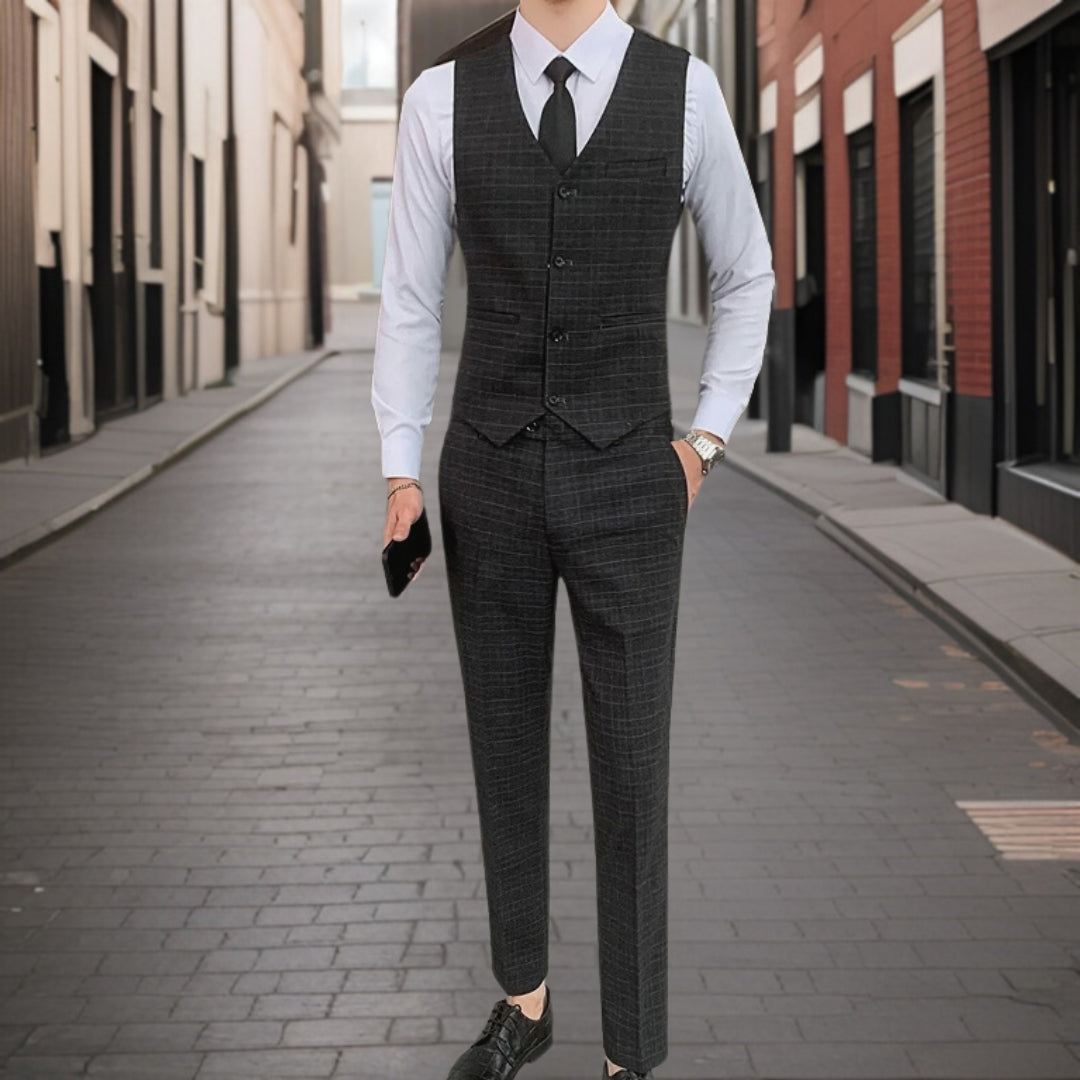 Lennart™ | Högkvalitativ 3-delad elegant kostym