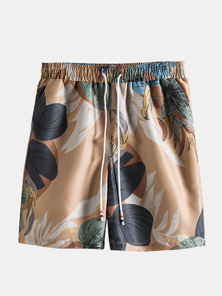 Tropical Print Shirt & Shorts