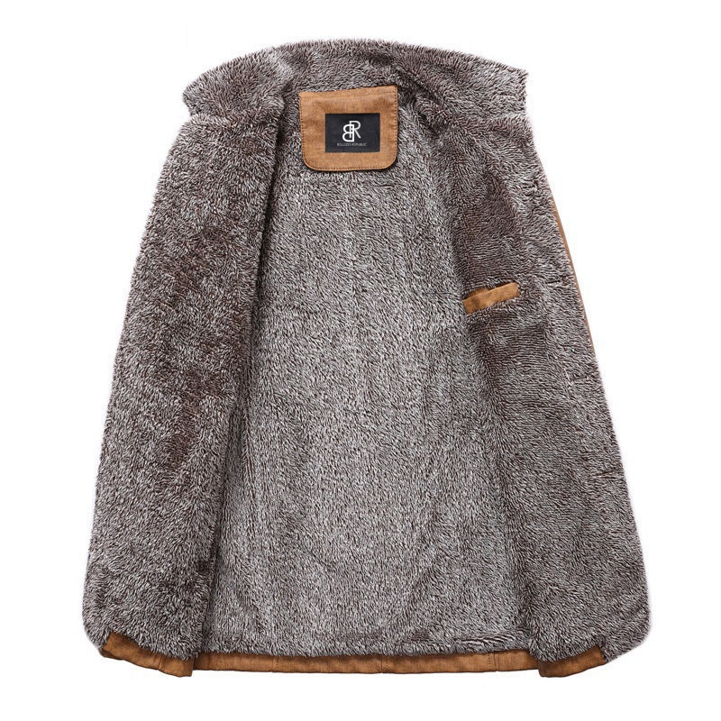 Duke™ Luxe Leren fleecejacka