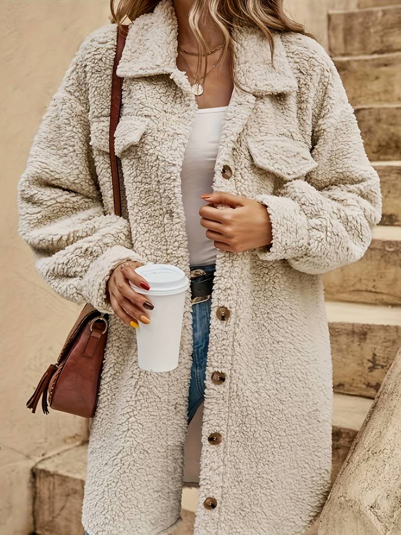 AVA - ENFÄRGAD TEDDYROCK, FÖR KVINNOR