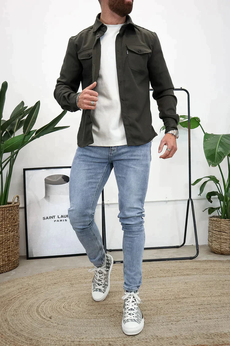 Markus™ - Jacka med knäppning för män
