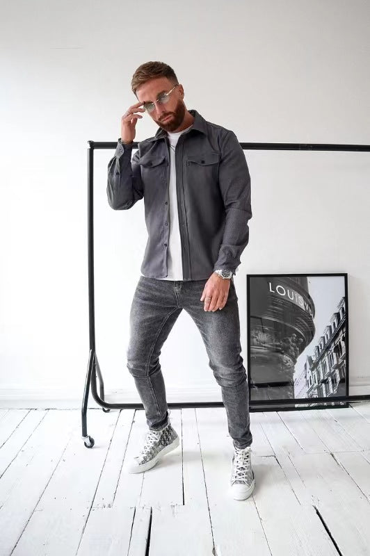Markus™ - Jacka med knäppning för män
