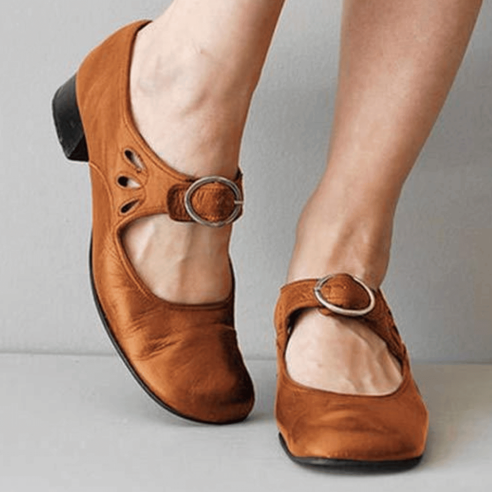 Paulina - Den unika och bekväma lädersandalen