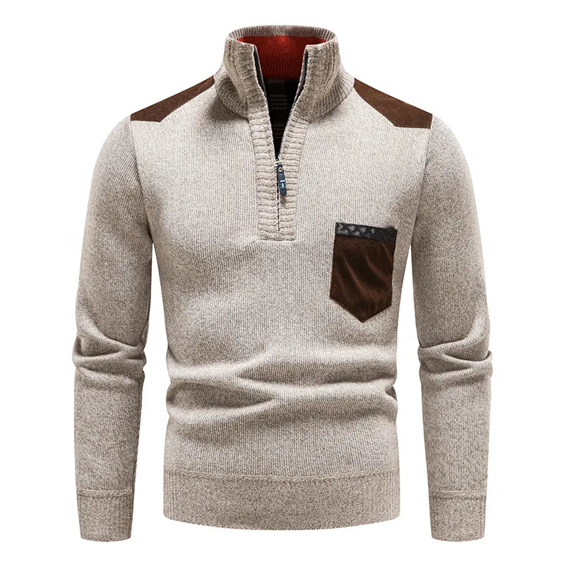 Alek | Pullover med dragkedja