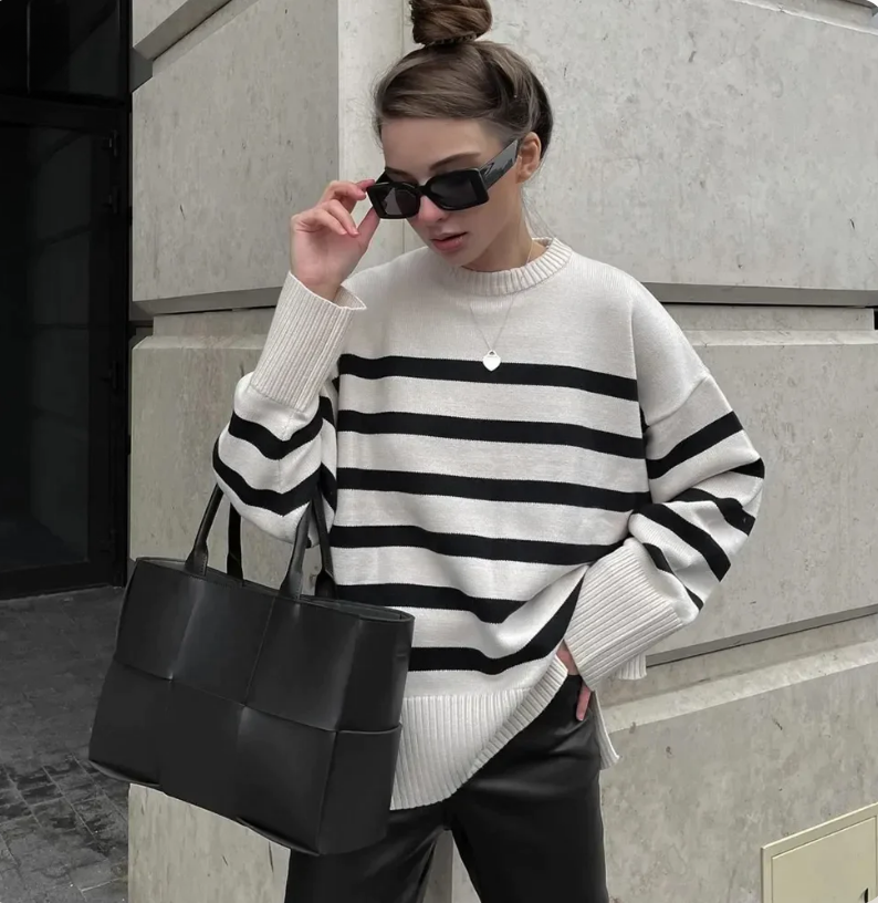 Randig jumper