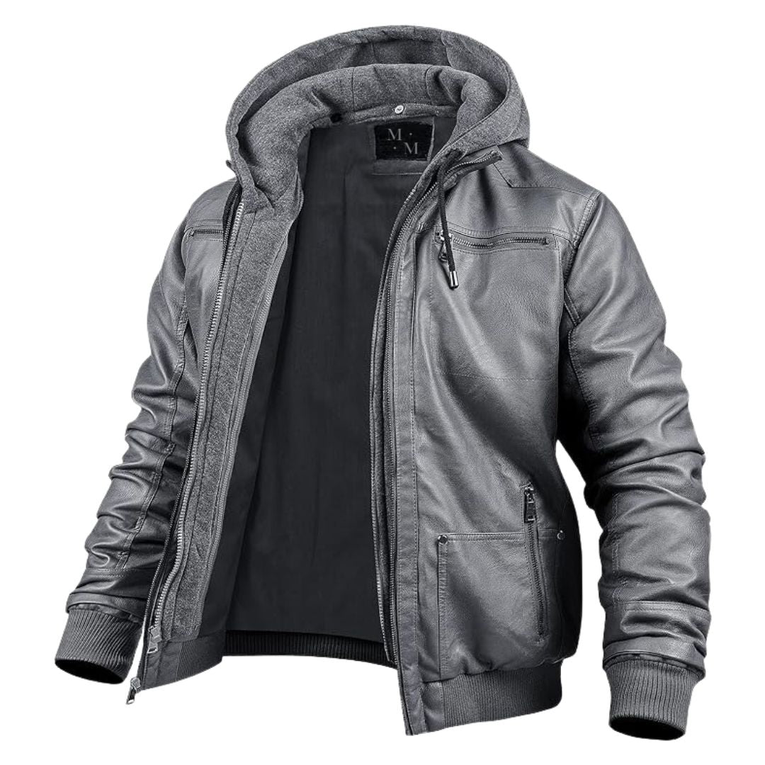 Brayden™ | Premium skinnjacka med huva