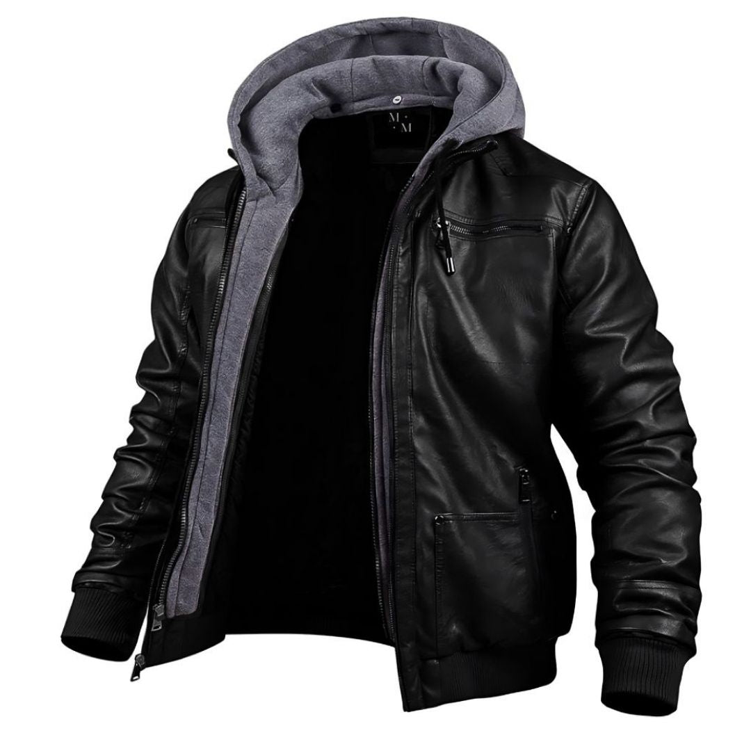Brayden™ | Premium skinnjacka med huva