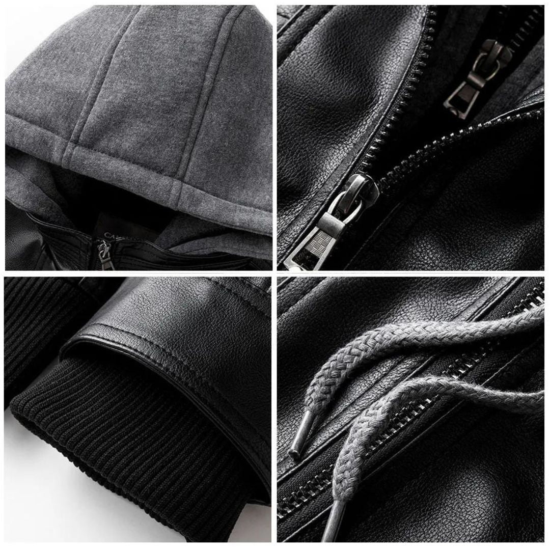 Brayden™ | Premium skinnjacka med huva