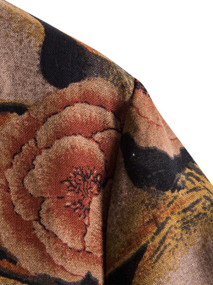 Floral Print Button Up Shirt