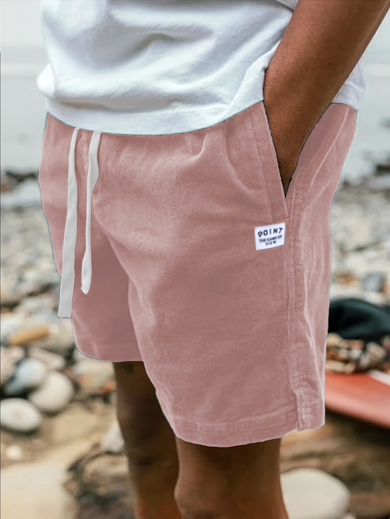 Avslappnade sommarshorts för män