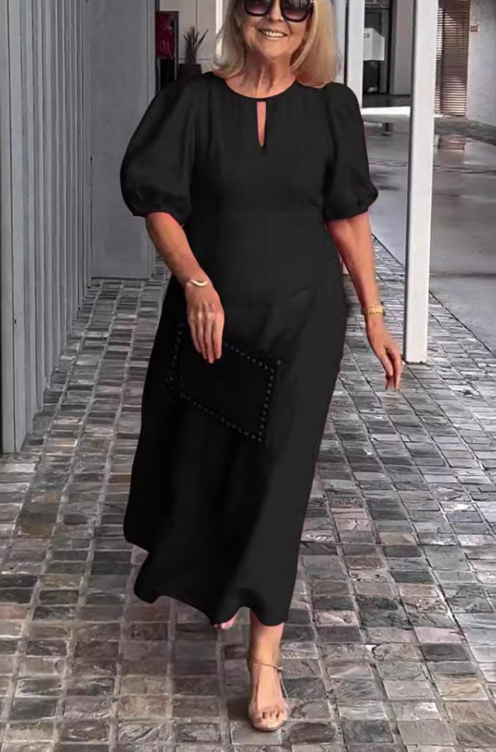 Fashionabla trendiga klänning för kvinnor