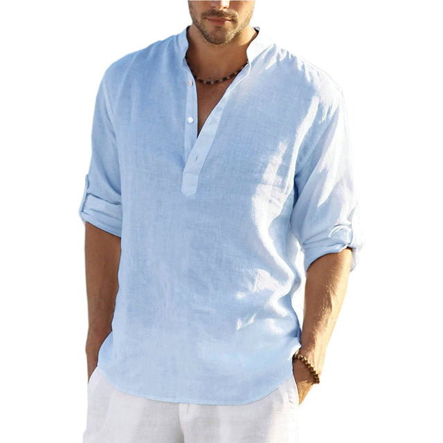 Riviera Long Sleeve Linneskjorta