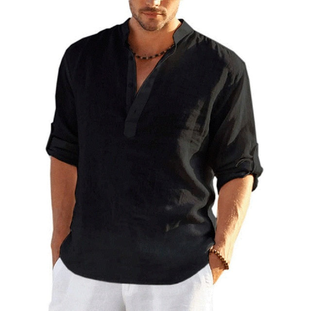 Riviera Long Sleeve Linneskjorta