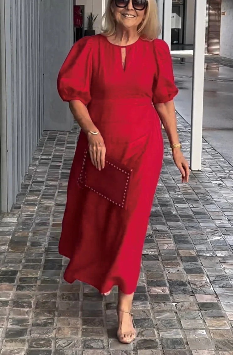 Fashionabla trendiga klänning för kvinnor