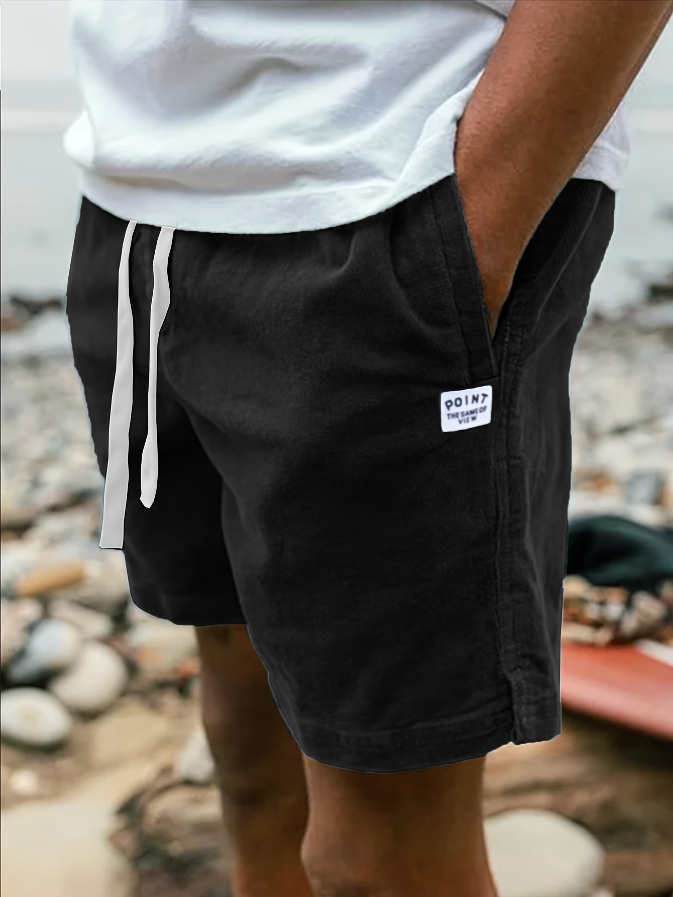 Avslappnade sommarshorts för män
