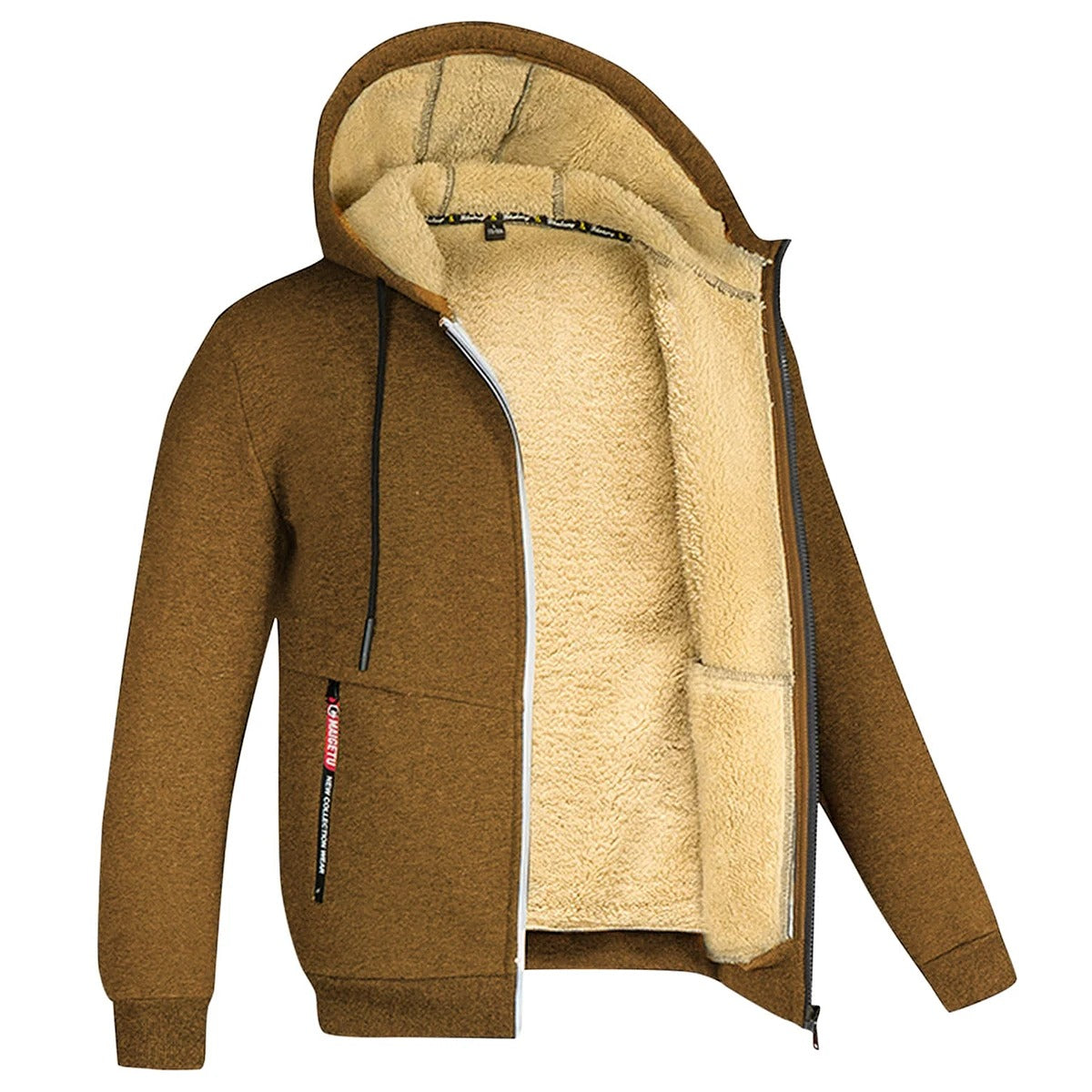 Ytterplagg för herrar Hoodie med dragkedja