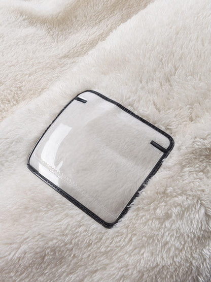 Herr Fleece-fodrad Puffer Vadderad Jacka
