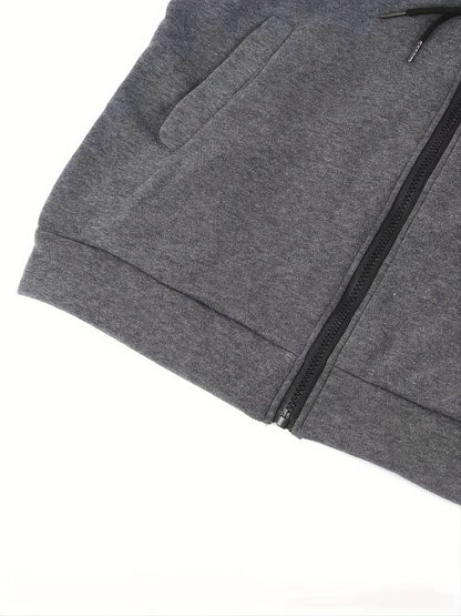 Sweatshirt med huva för män