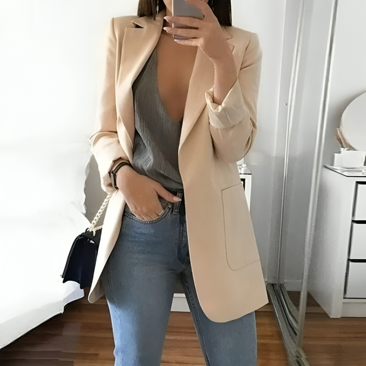 Elegant kavajjacka för kvinnor
