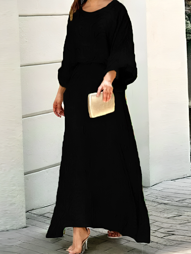 Snygg och fashionabel maxiklänning