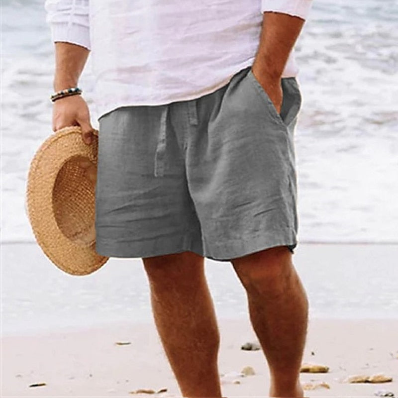 Avslappnade strandshorts för män
