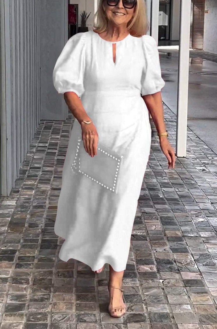 Fashionabla trendiga klänning för kvinnor